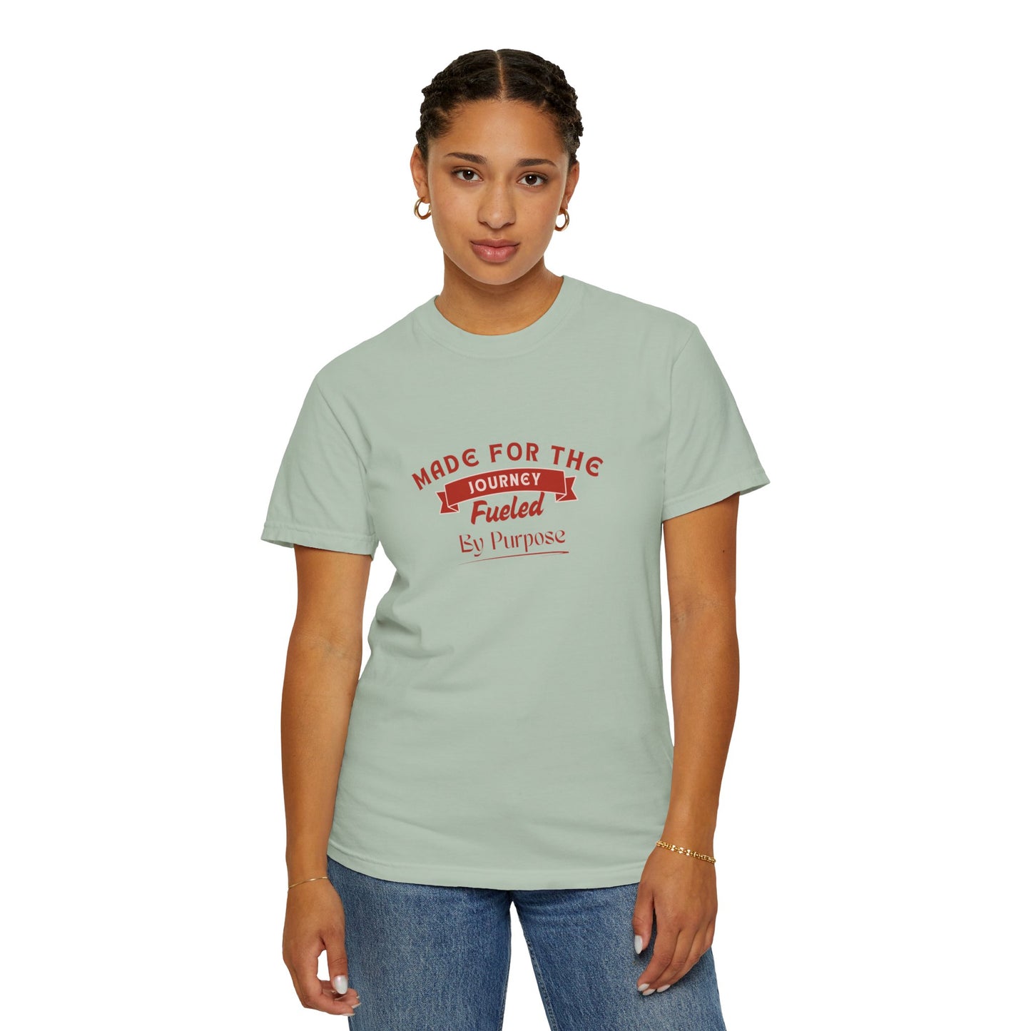 Red and White Photocentric T-shirt