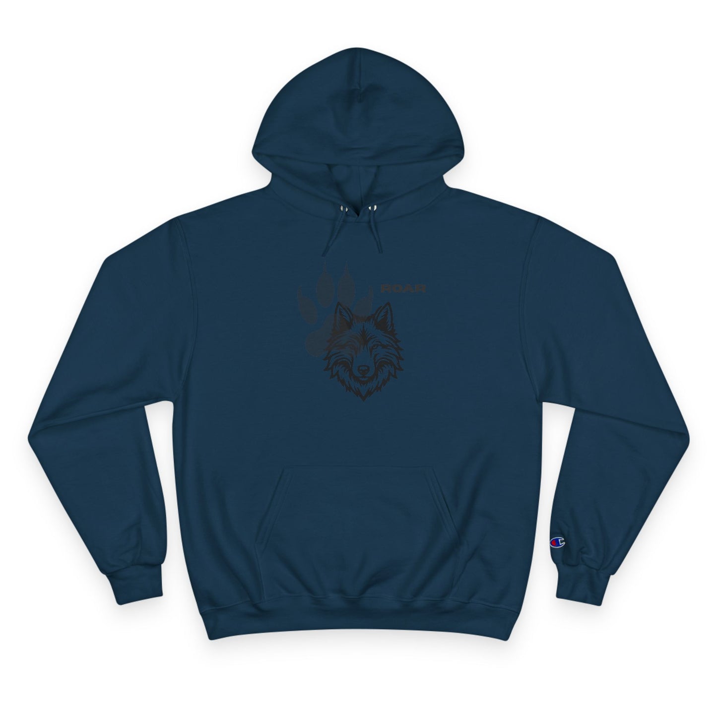 Fierce Wolf Champion Hoodie - Roar Graphic Sweatshirt | Animal Lover Gift, Cozy Streetwear, Unisex Apparel, Winter Fashion