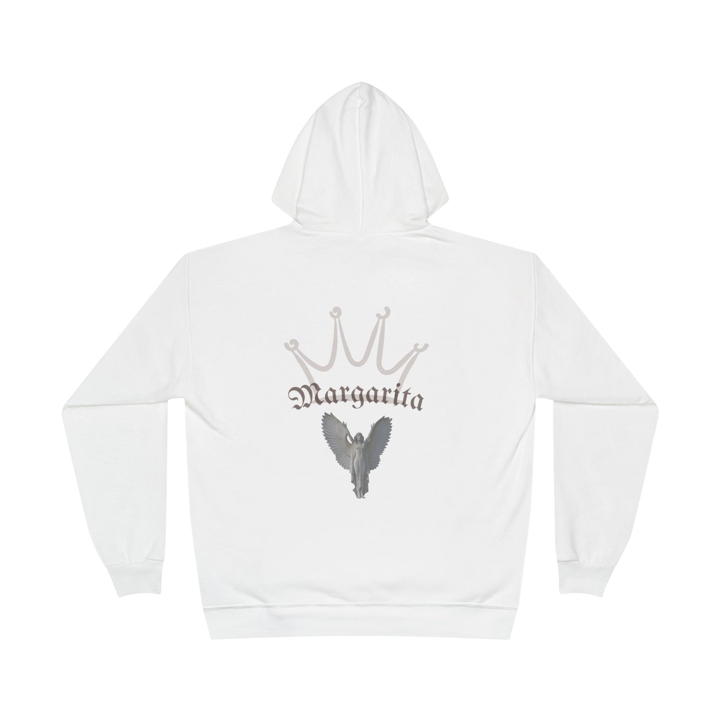 Crown Butterfly Eco Hoodie, Unisex Pullover Sweater, Casual Gift, Birthday Apparel, Nature Lover's Clothing
