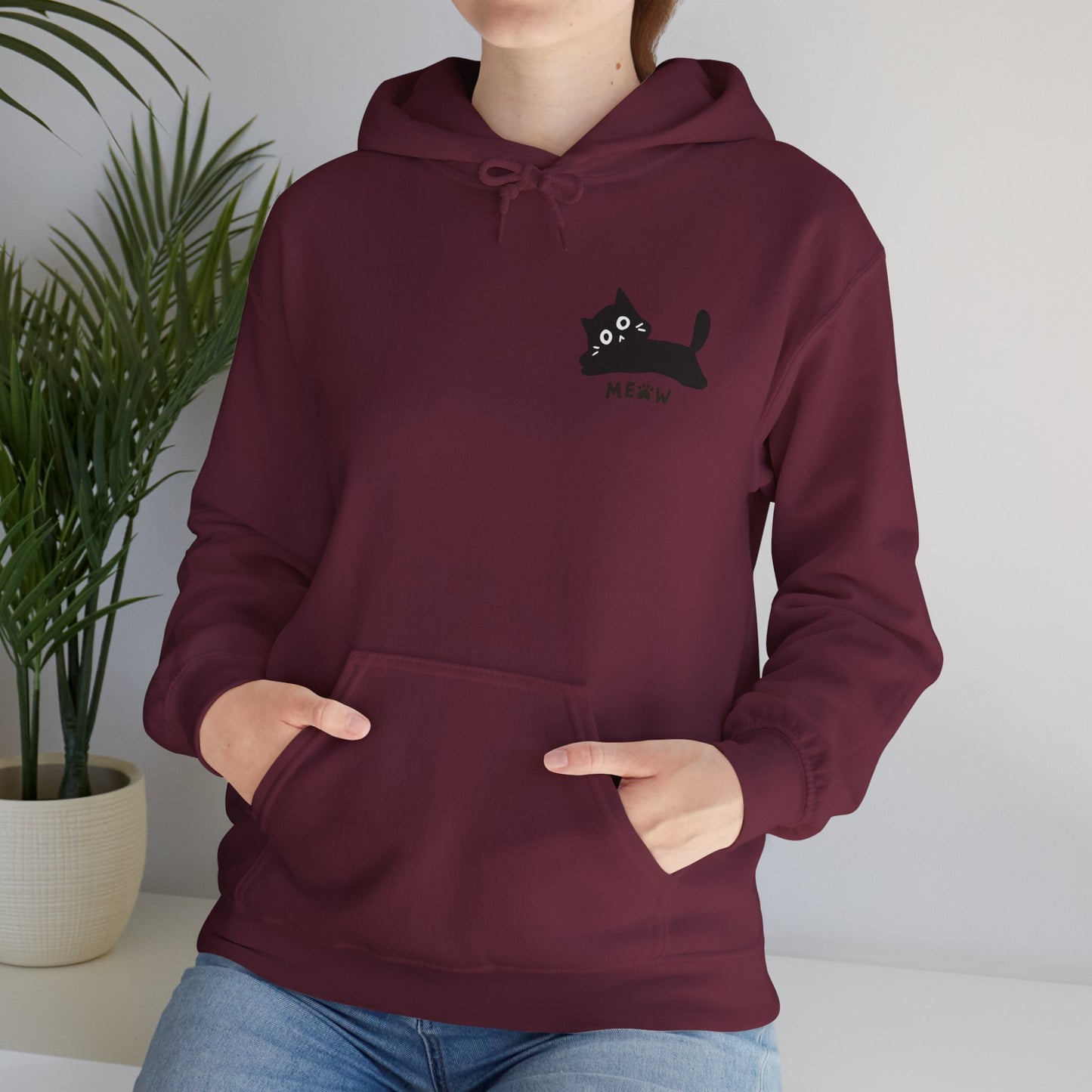 Cat Design Cozy Hoodie