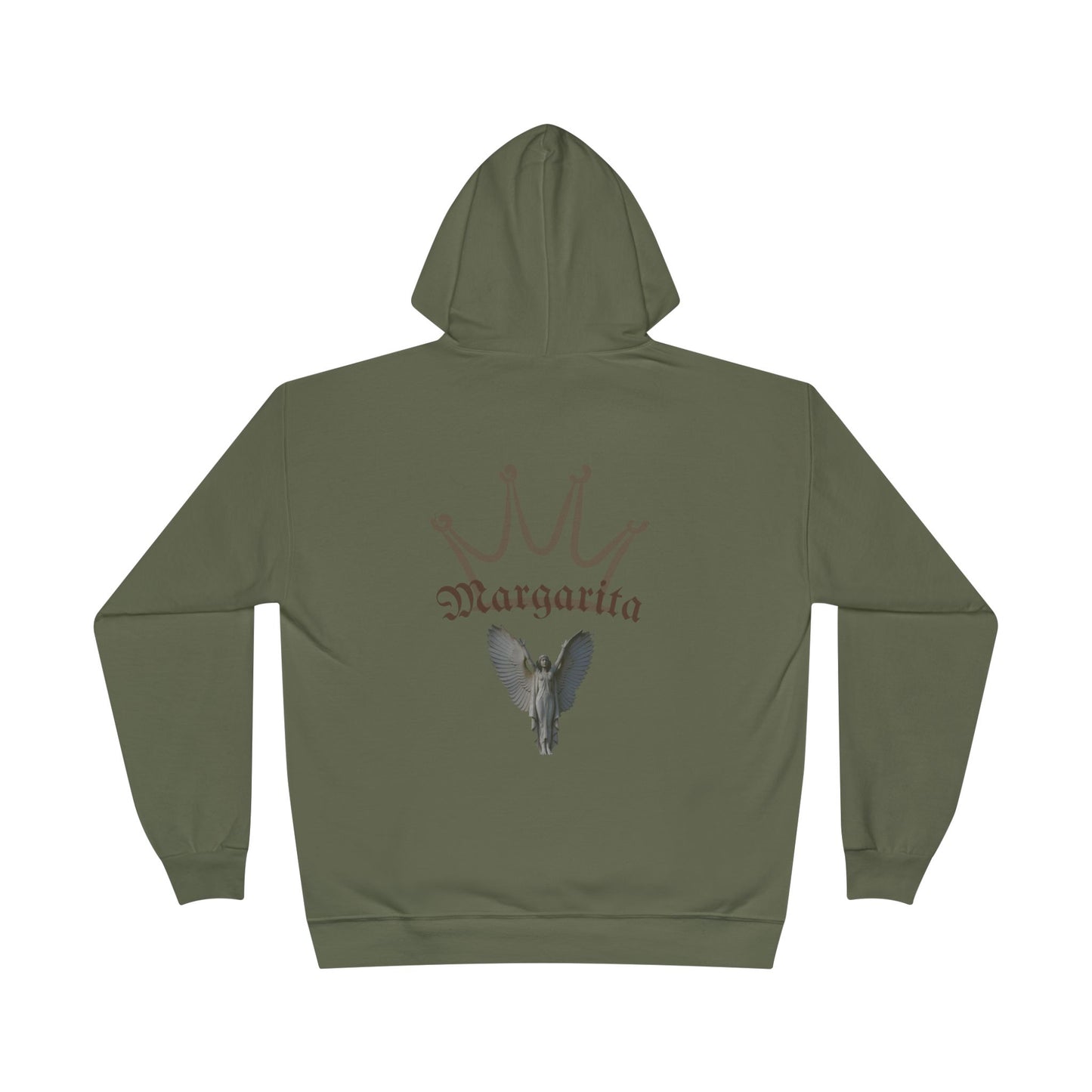 Crown Butterfly Eco Hoodie, Unisex Pullover Sweater, Casual Gift, Birthday Apparel, Nature Lover's Clothing