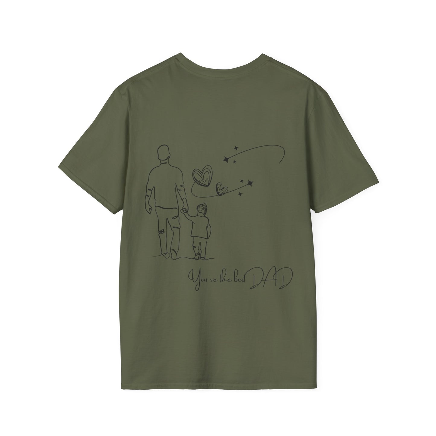 You are the Best Dad T-Shirt, Family Gift, Father's Day Present, Dad Shirt, Unisex Softstyle Tee