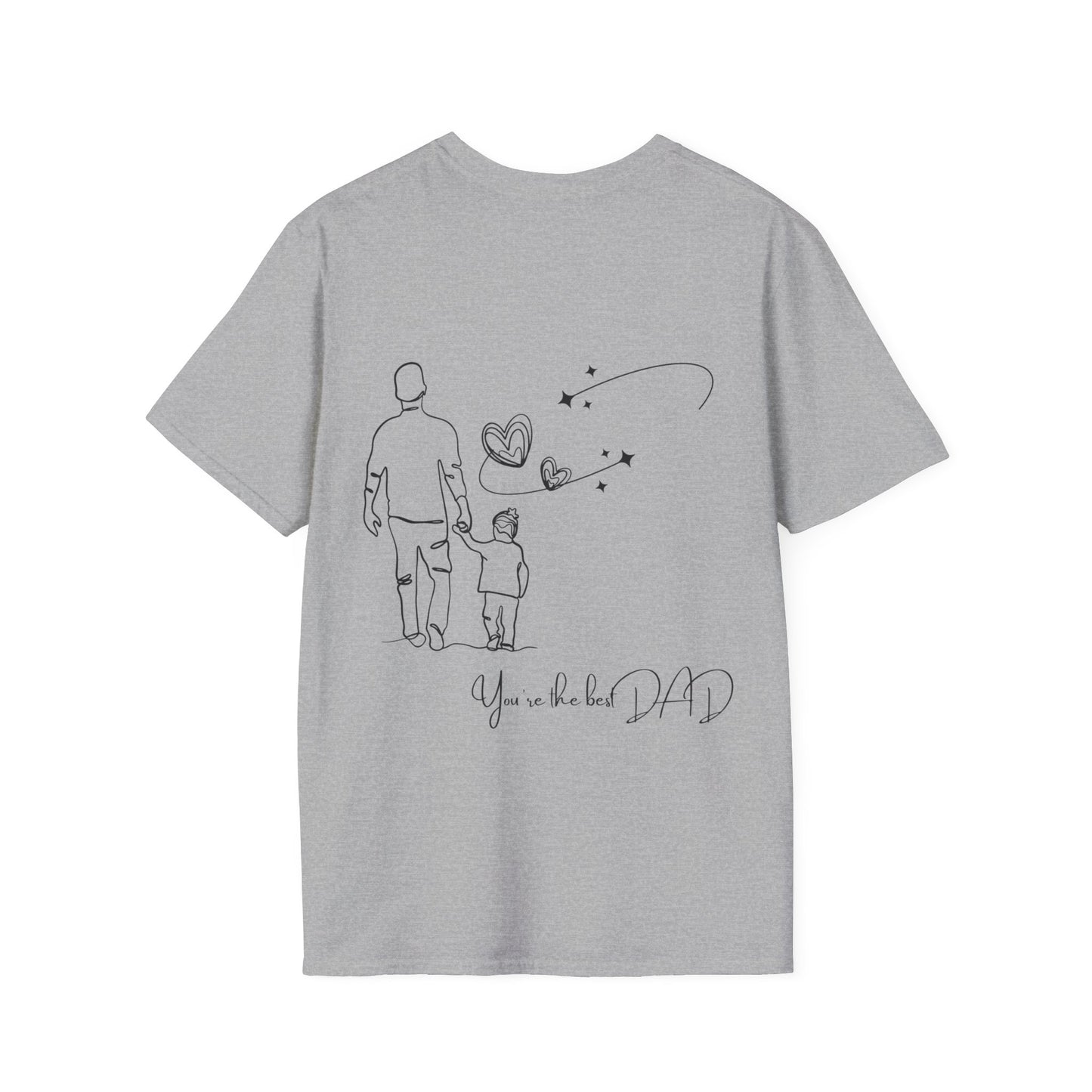 You are the Best Dad T-Shirt, Family Gift, Father's Day Present, Dad Shirt, Unisex Softstyle Tee