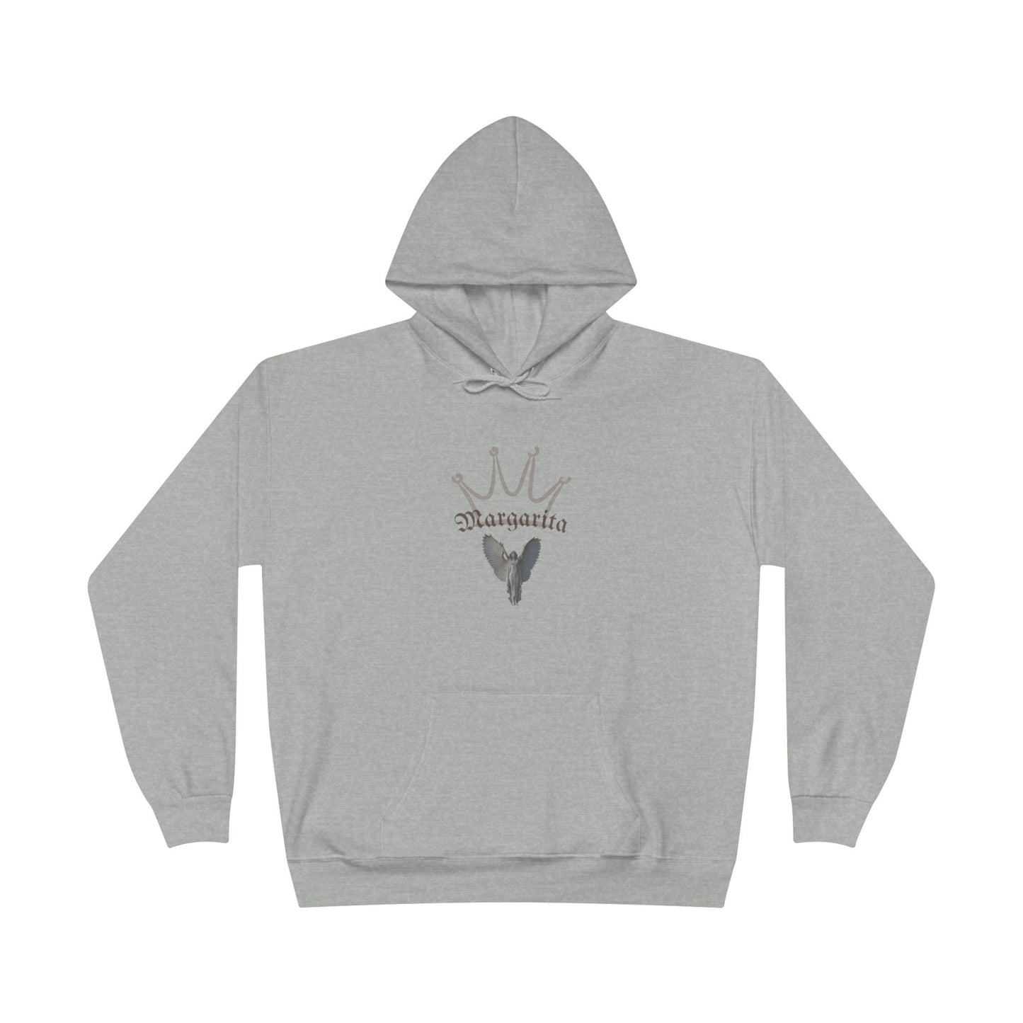 Crown Butterfly Eco Hoodie, Unisex Pullover Sweater, Casual Gift, Birthday Apparel, Nature Lover's Clothing