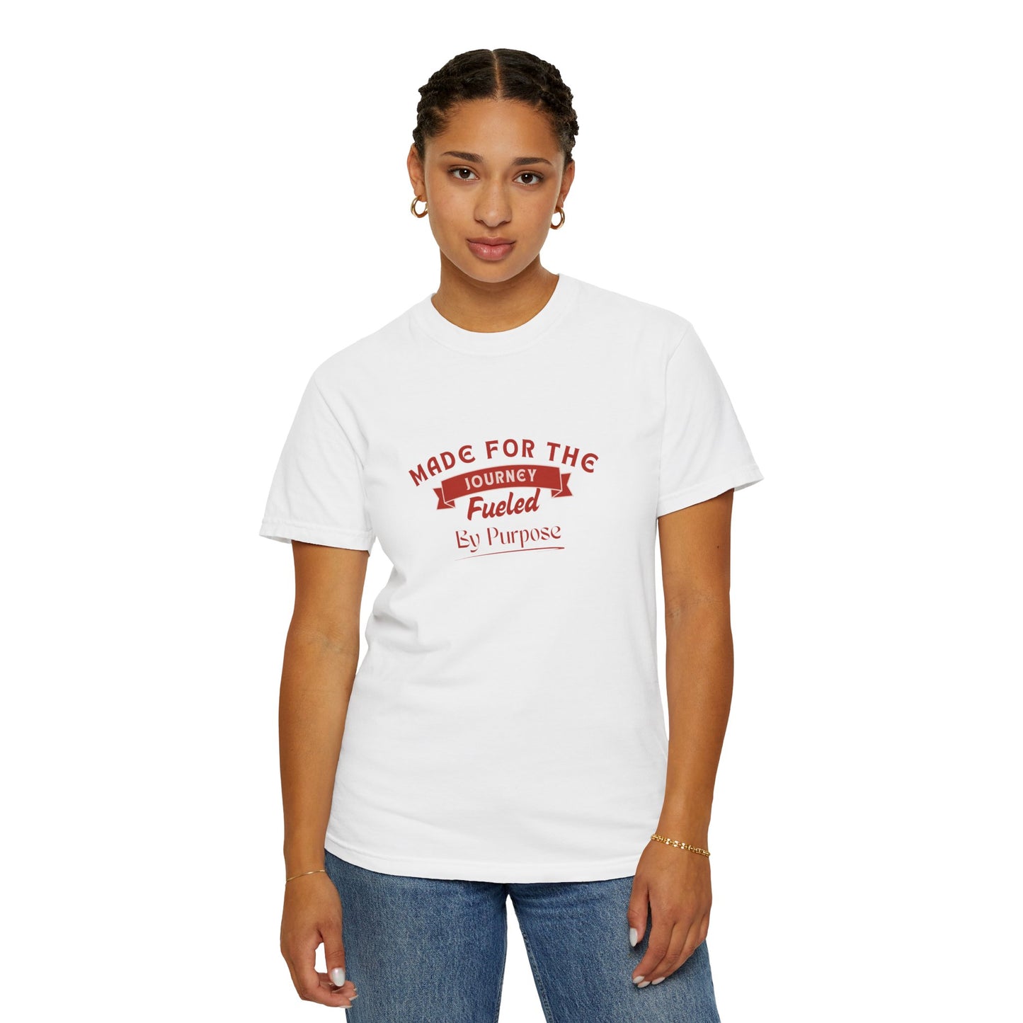 Red and White Photocentric T-shirt