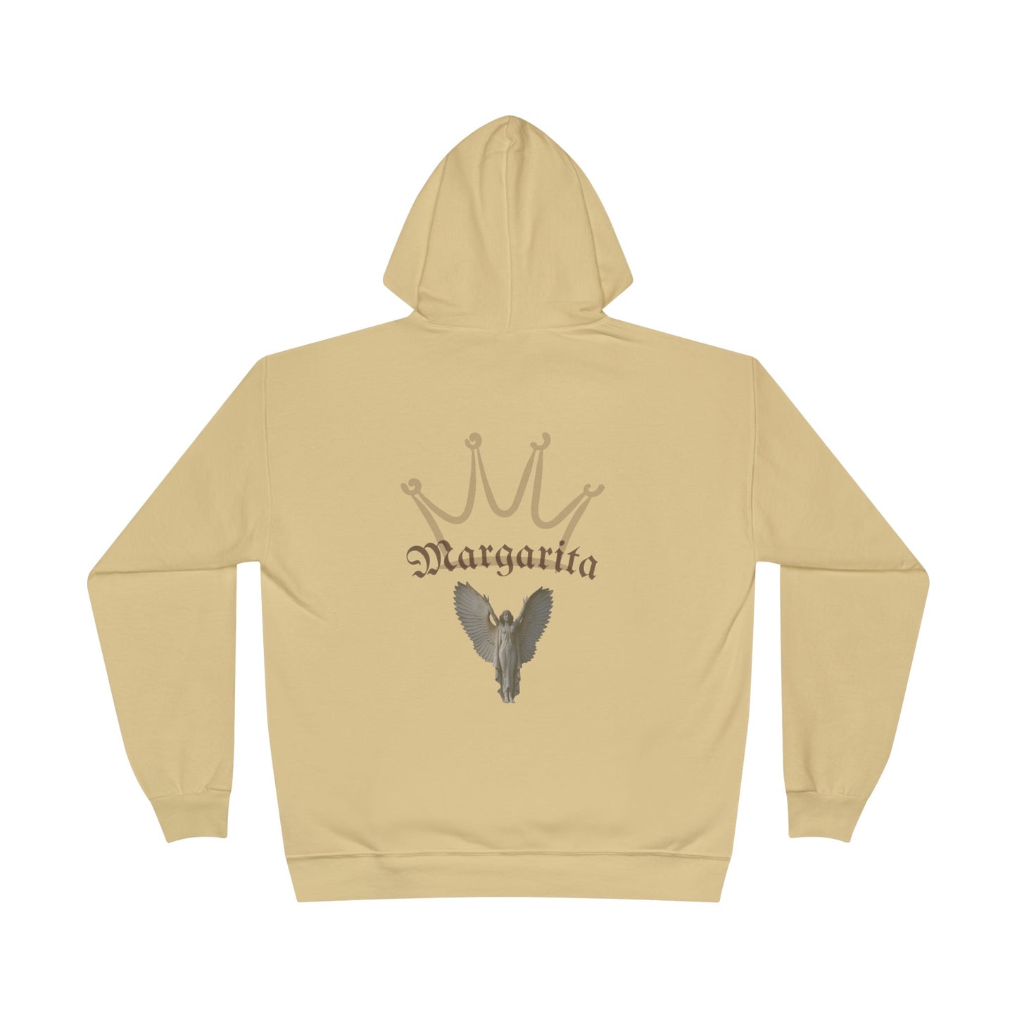 Crown Butterfly Eco Hoodie, Unisex Pullover Sweater, Casual Gift, Birthday Apparel, Nature Lover's Clothing