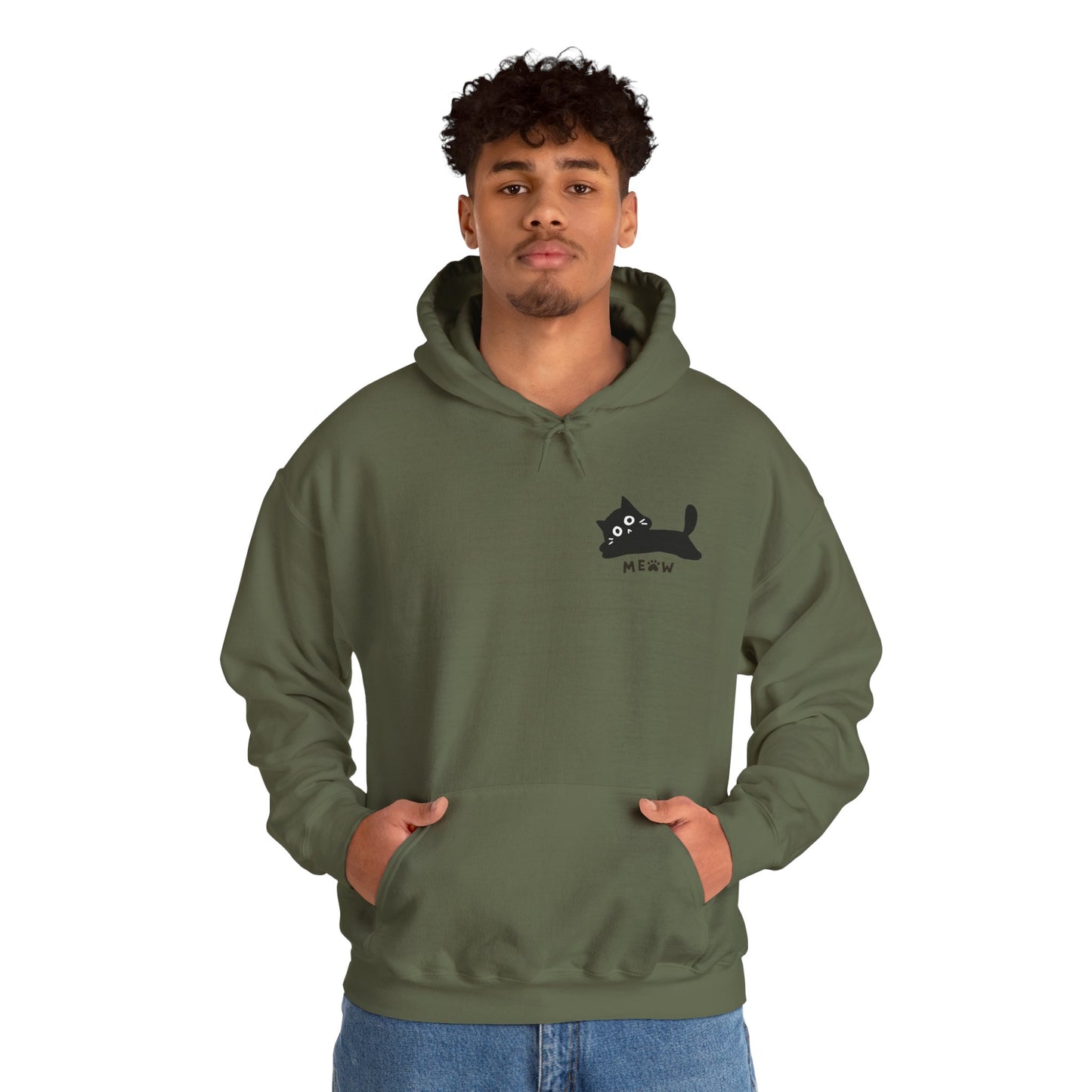 Cat Design Cozy Hoodie