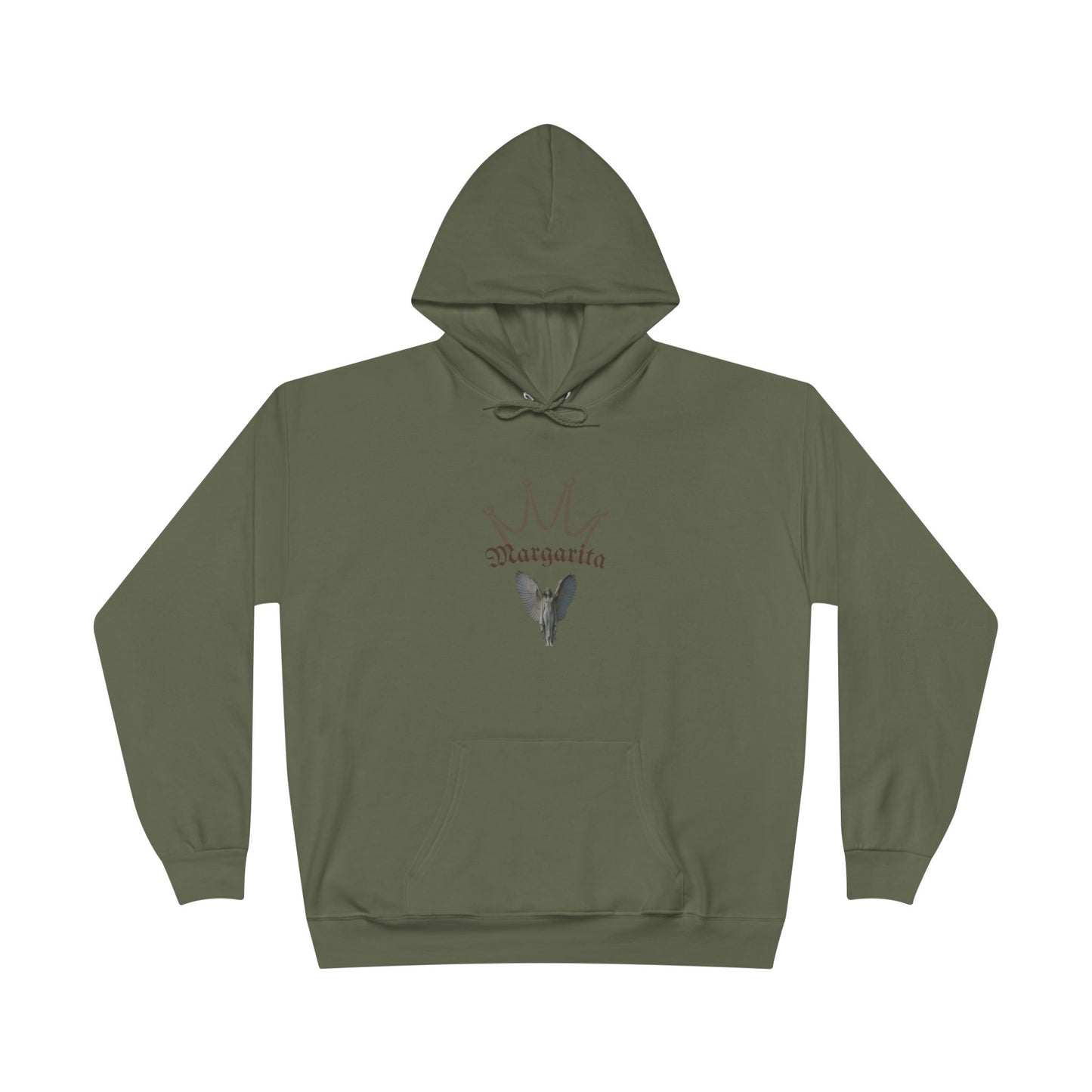 Crown Butterfly Eco Hoodie, Unisex Pullover Sweater, Casual Gift, Birthday Apparel, Nature Lover's Clothing