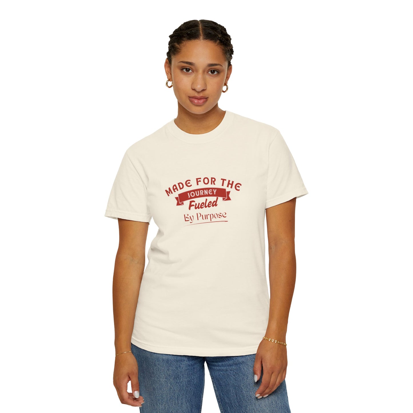 Red and White Photocentric T-shirt
