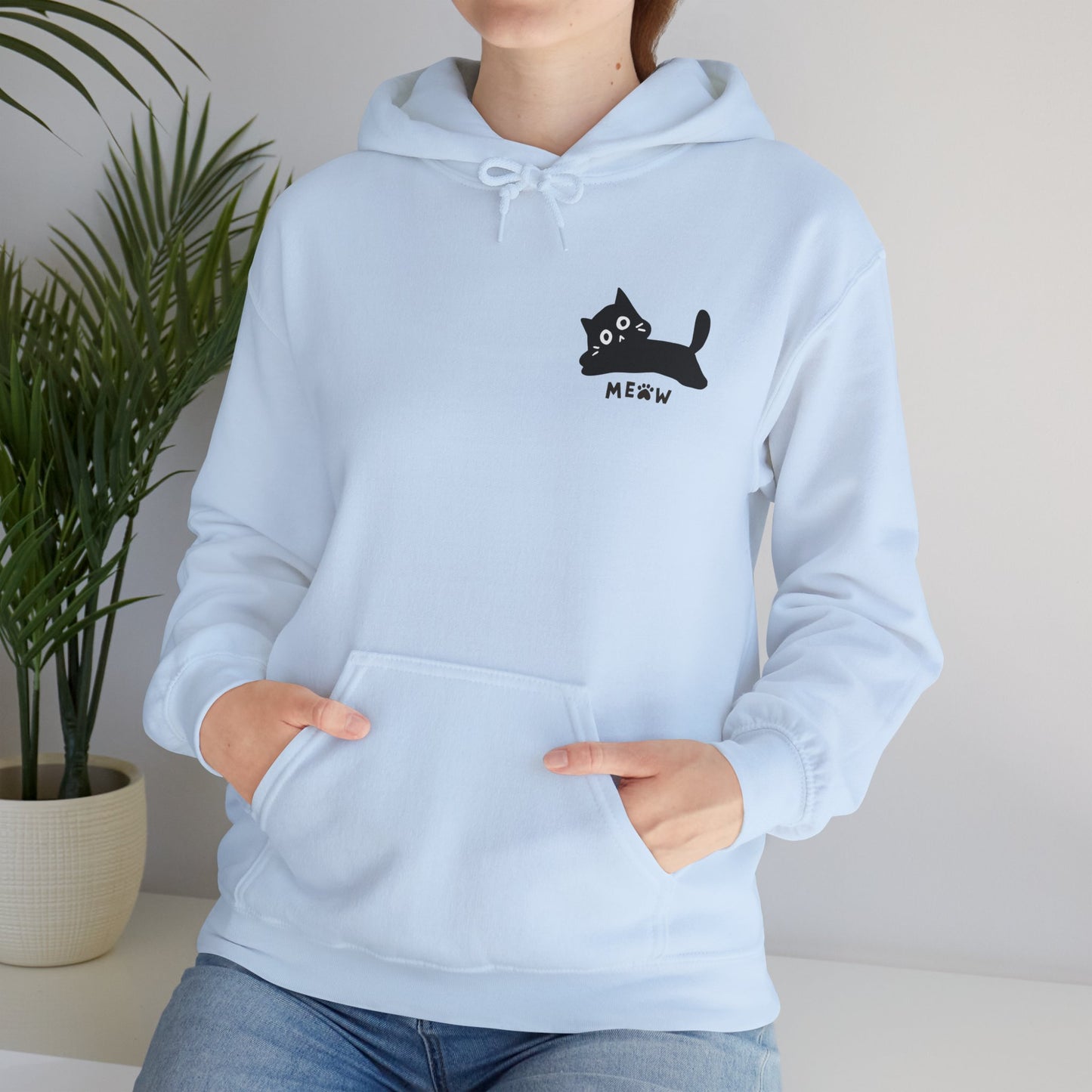 Cat Design Cozy Hoodie