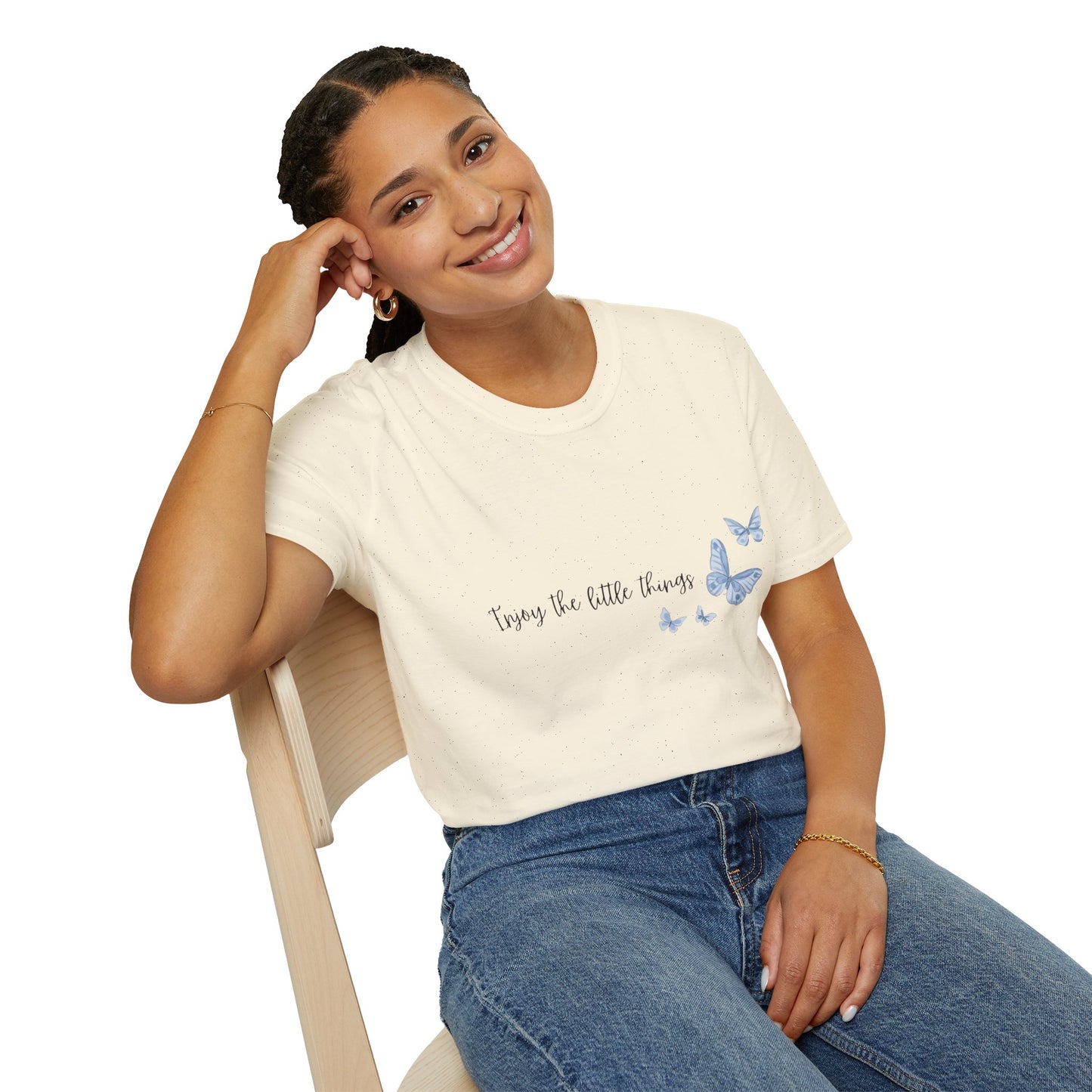 Butterfly Quote Unisex T-Shirt, Inspirational Tee, Relaxed Fit, Nature Lover Gift, Thoughtful Apparel, Everyday Wear, Gift for Her