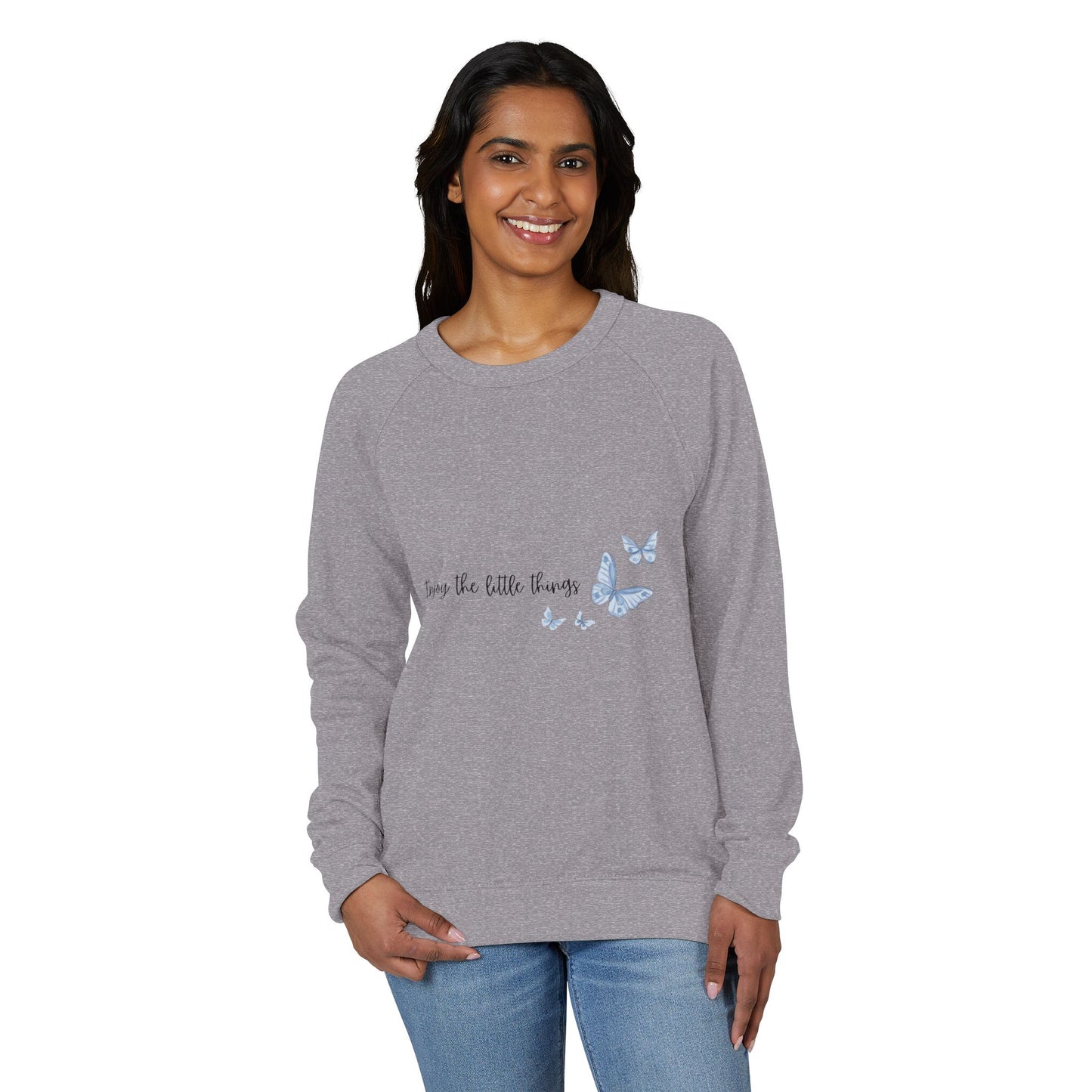 Butterfly-Inspired Unisex Crewneck Sweatshirt, Cozy Gift for Nature Lovers, Casual Wear, Inspirational Apparel, Butterfly Sweatshirt