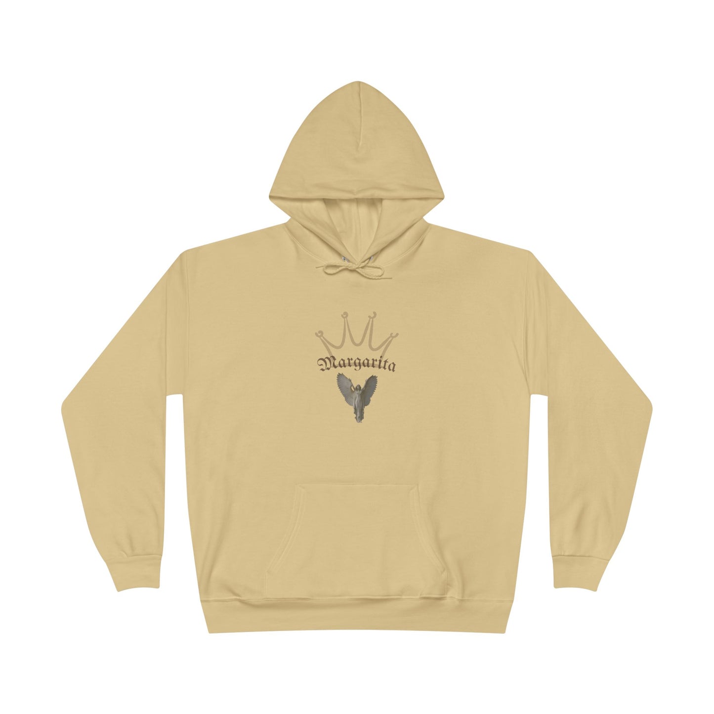 Crown Butterfly Eco Hoodie, Unisex Pullover Sweater, Casual Gift, Birthday Apparel, Nature Lover's Clothing