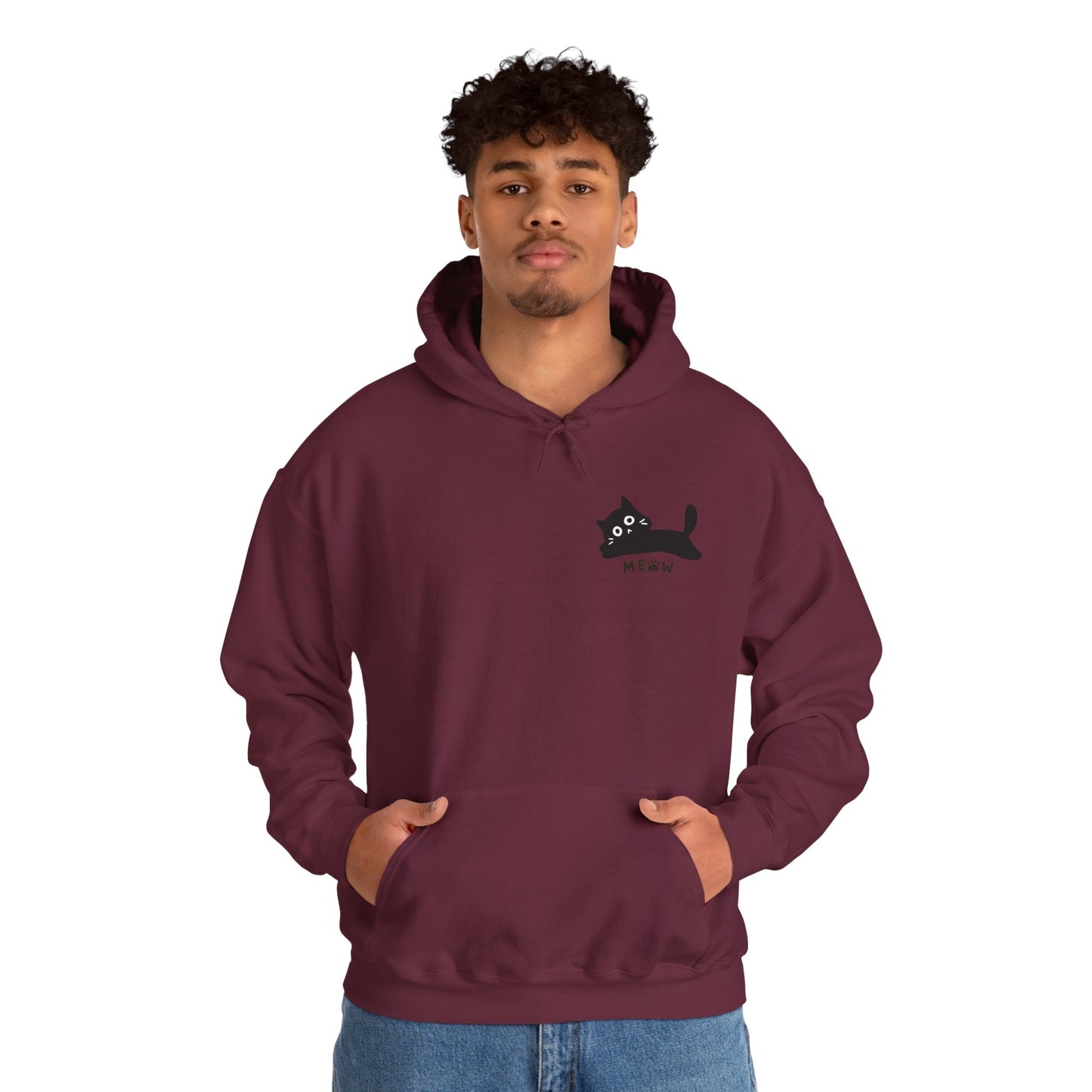 Cat Design Cozy Hoodie