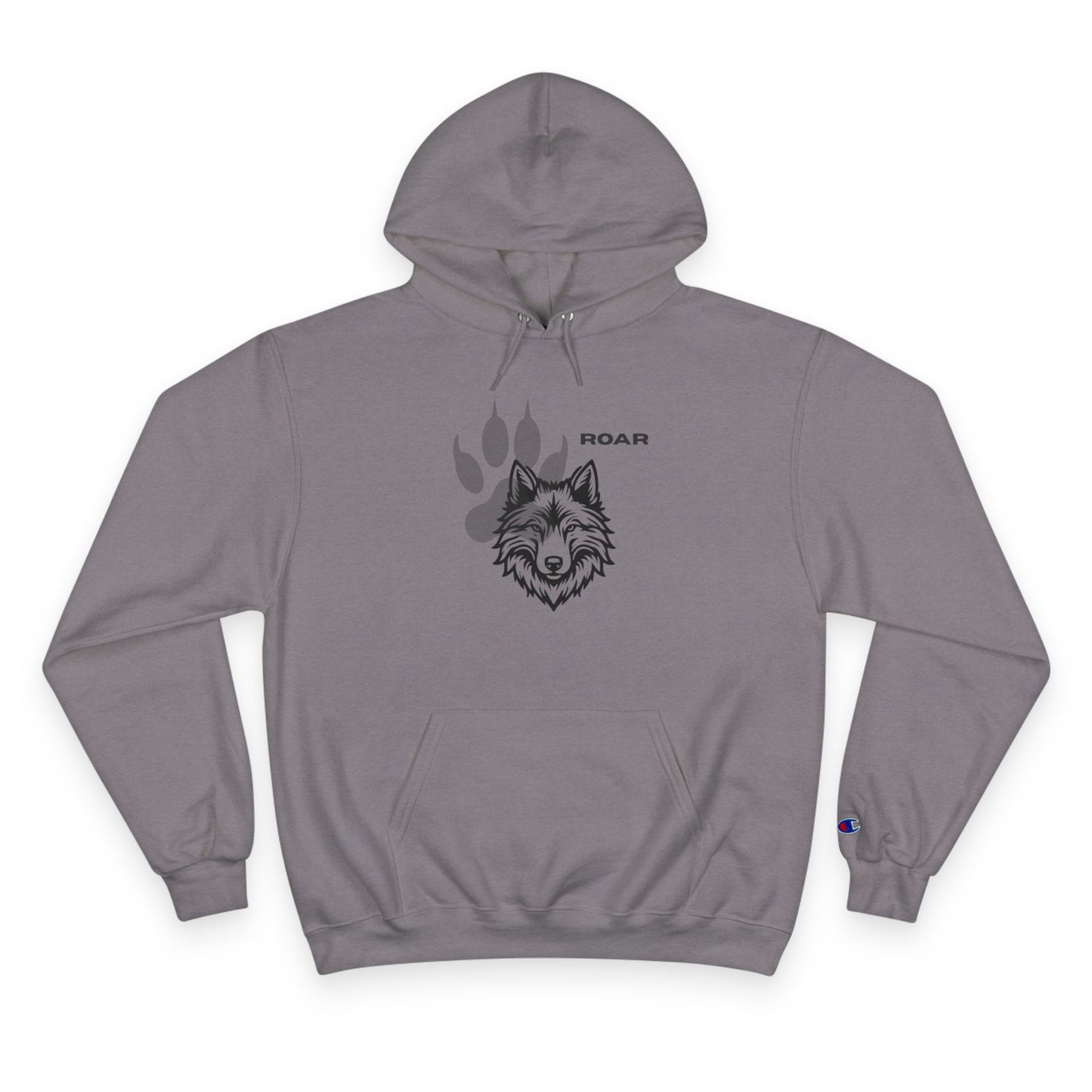 Fierce Wolf Champion Hoodie - Roar Graphic Sweatshirt | Animal Lover Gift, Cozy Streetwear, Unisex Apparel, Winter Fashion