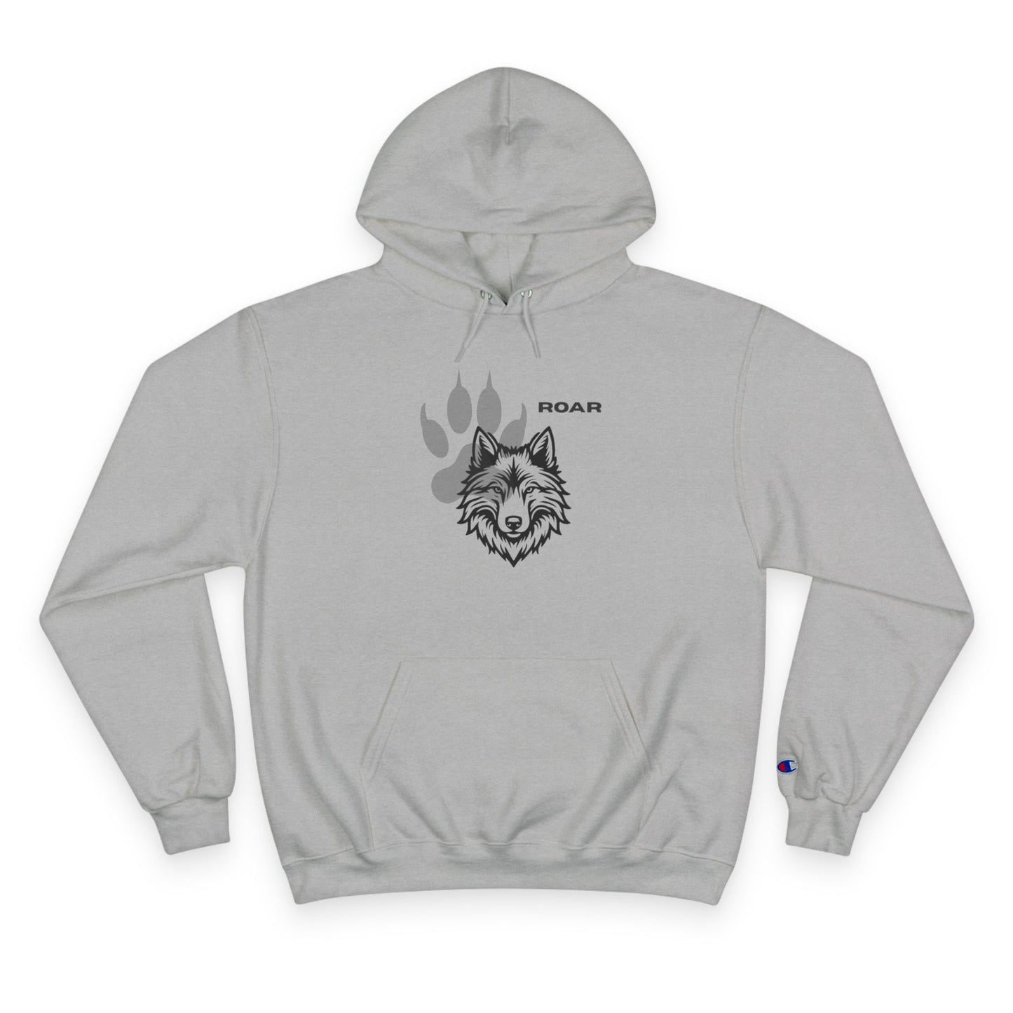 Fierce Wolf Champion Hoodie - Roar Graphic Sweatshirt | Animal Lover Gift, Cozy Streetwear, Unisex Apparel, Winter Fashion