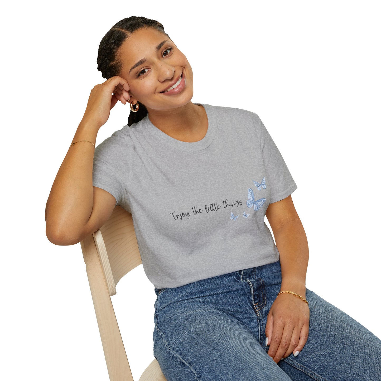 Butterfly Quote Unisex T-Shirt, Inspirational Tee, Relaxed Fit, Nature Lover Gift, Thoughtful Apparel, Everyday Wear, Gift for Her