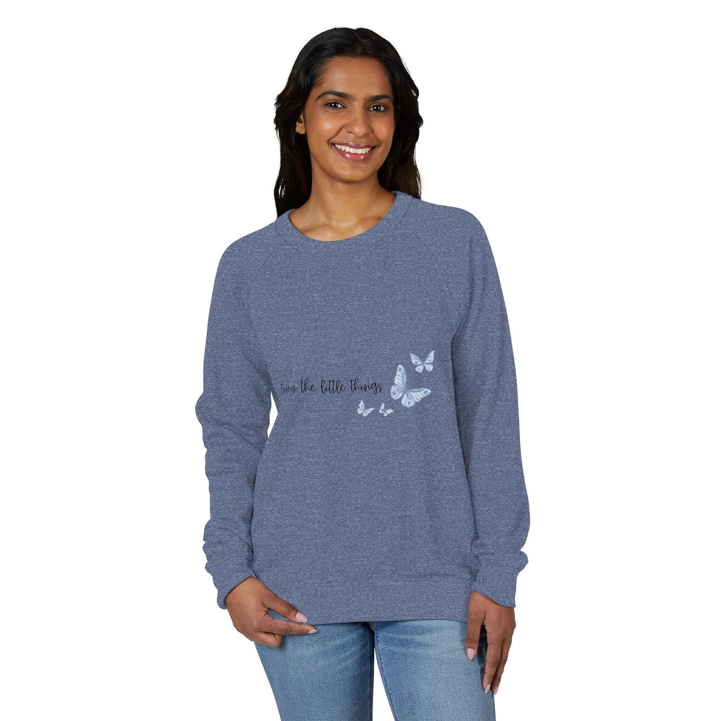 Butterfly-Inspired Unisex Crewneck Sweatshirt, Cozy Gift for Nature Lovers, Casual Wear, Inspirational Apparel, Butterfly Sweatshirt