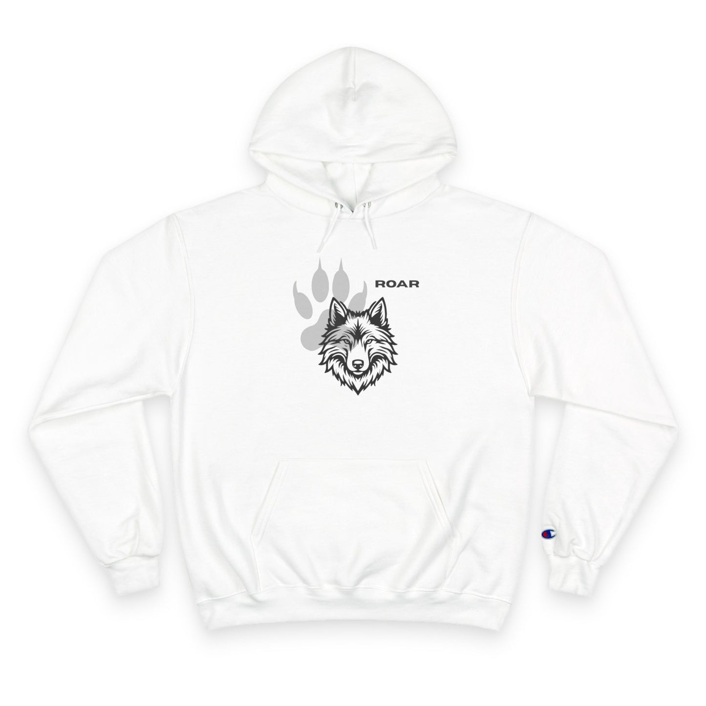 Fierce Wolf Champion Hoodie - Roar Graphic Sweatshirt | Animal Lover Gift, Cozy Streetwear, Unisex Apparel, Winter Fashion