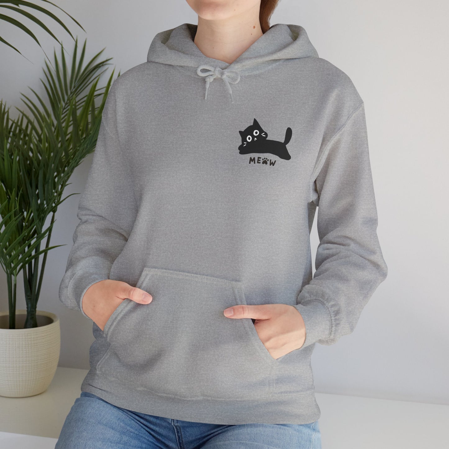 Cat Design Cozy Hoodie