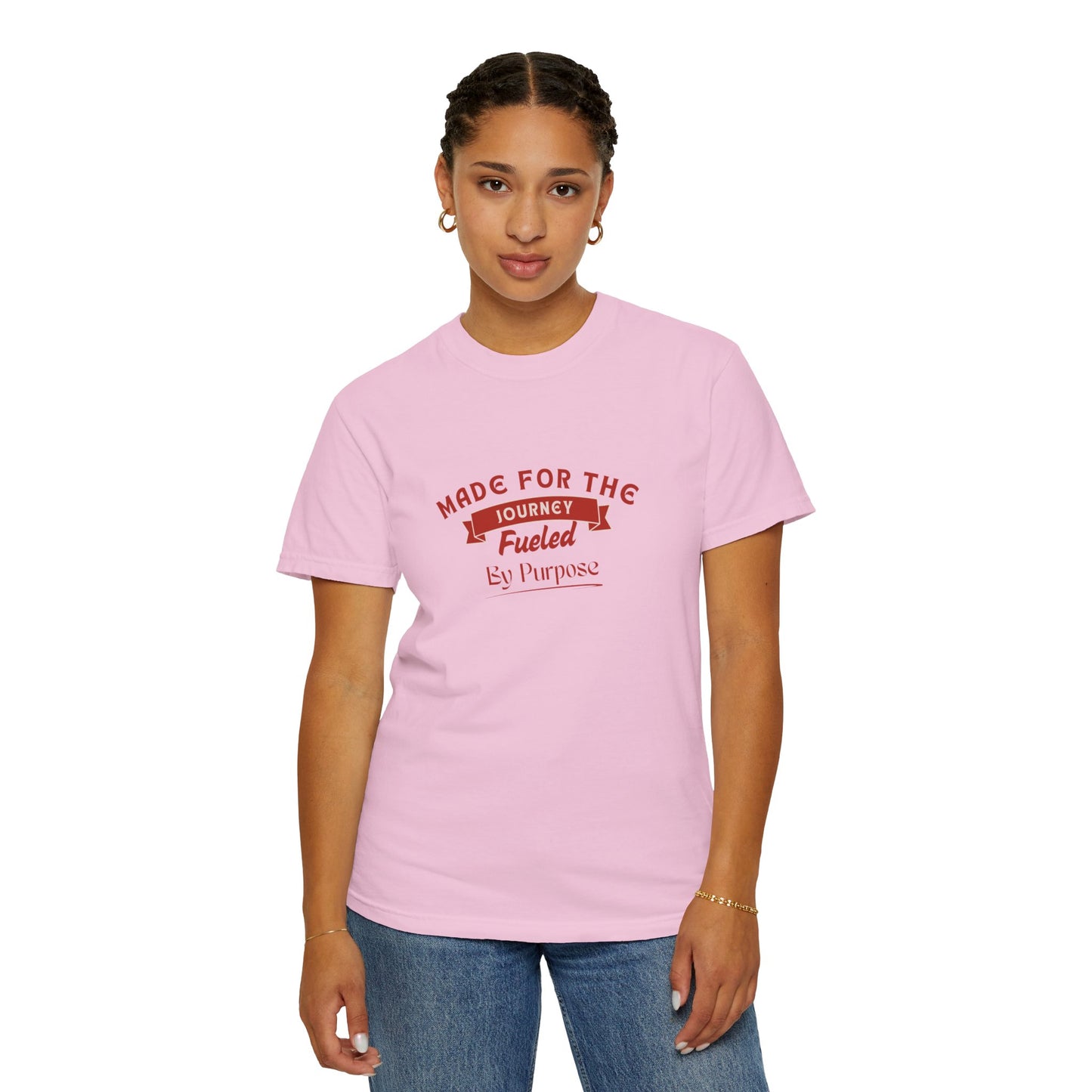 Red and White Photocentric T-shirt