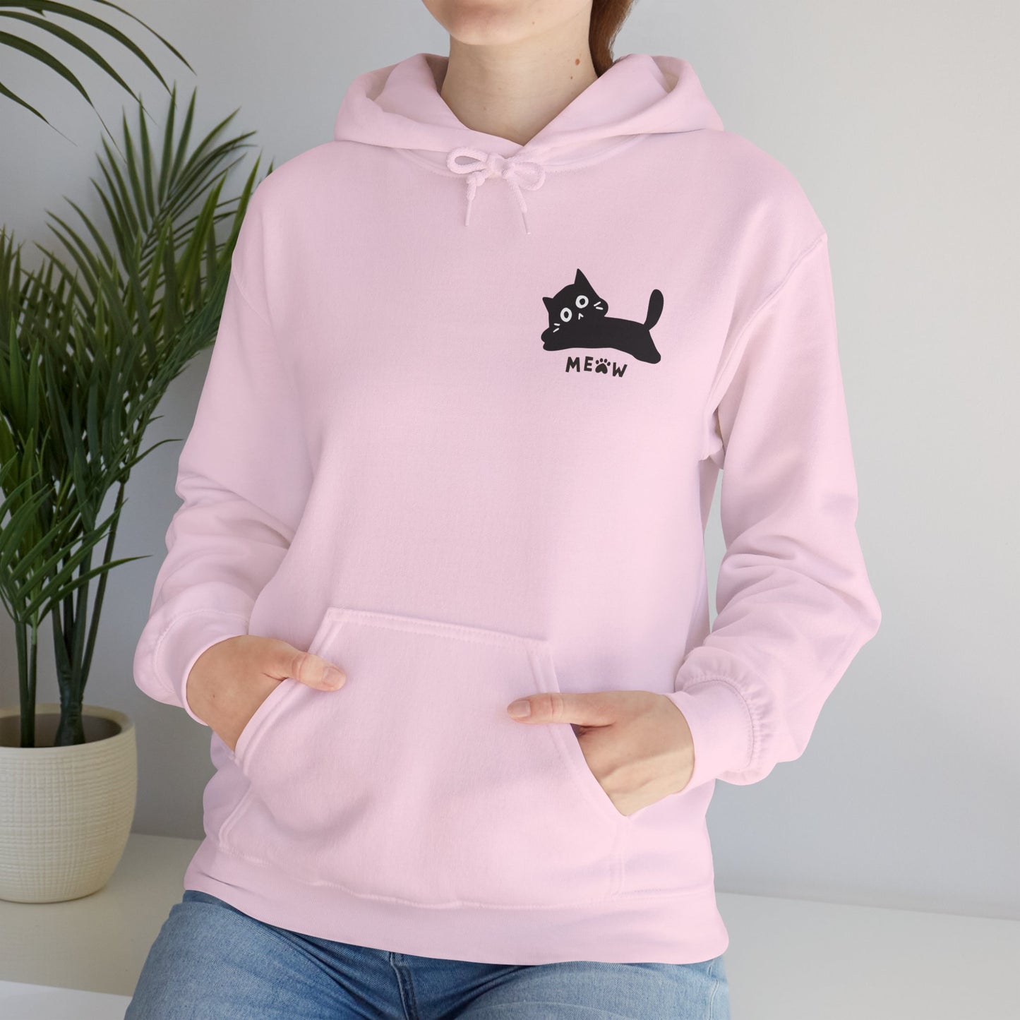 Cat Design Cozy Hoodie