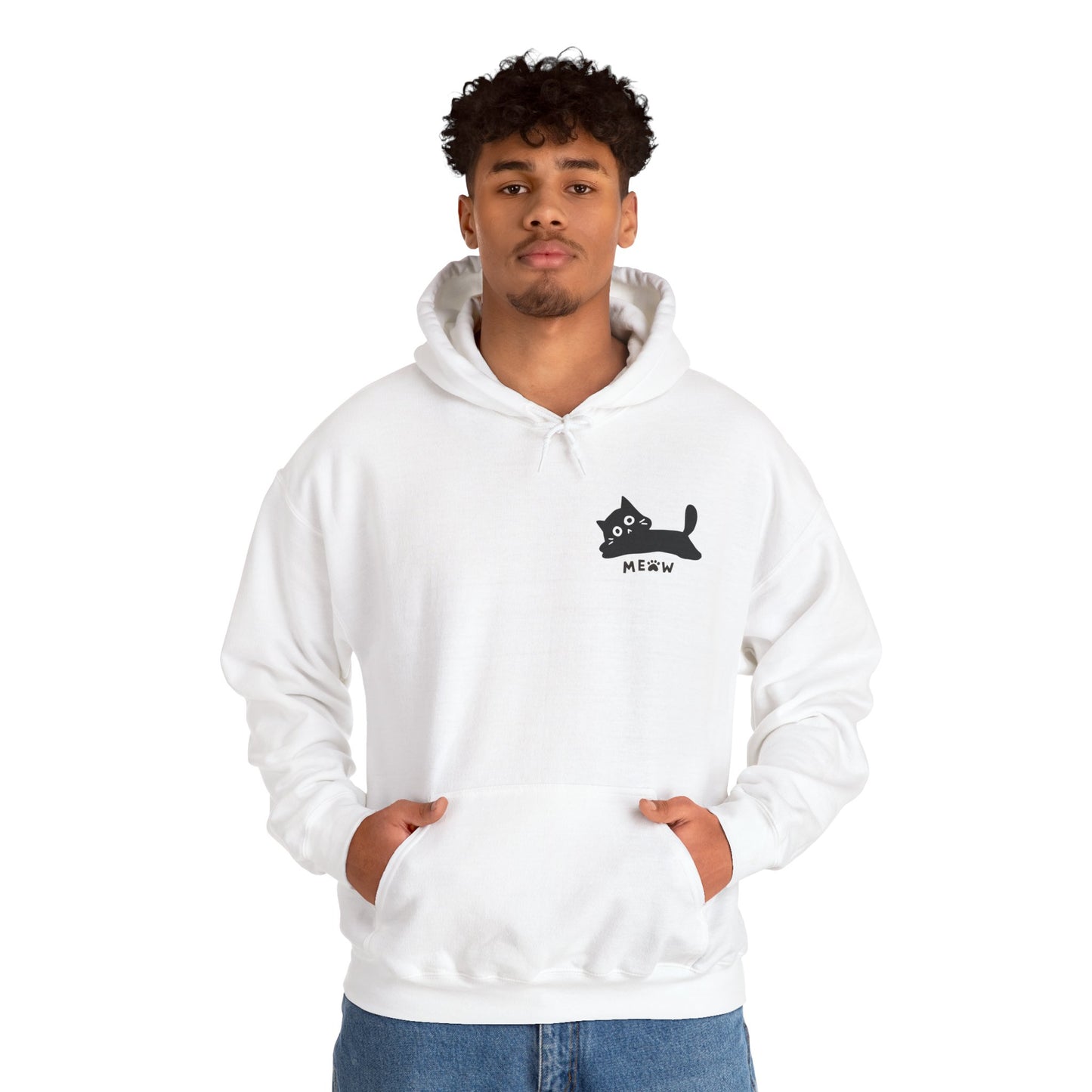 Cat Design Cozy Hoodie