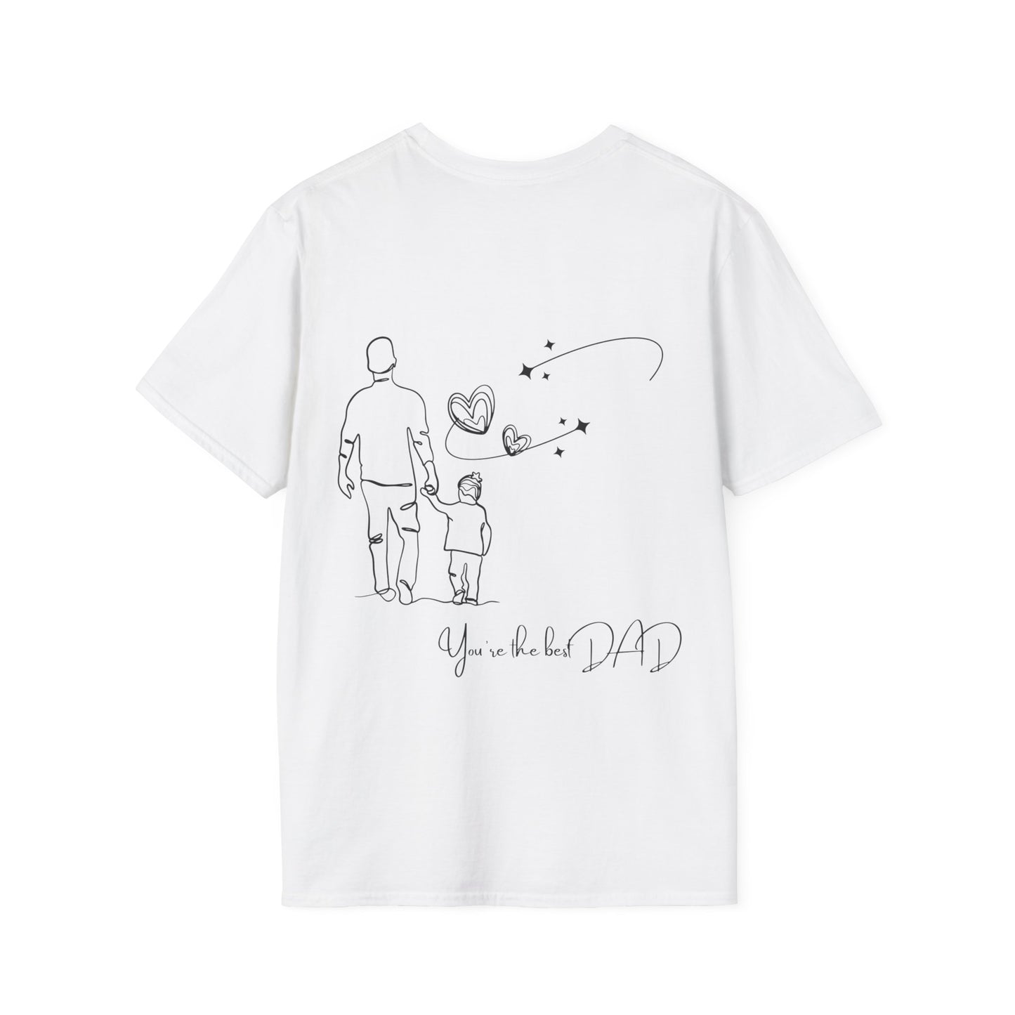 You are the Best Dad T-Shirt, Family Gift, Father's Day Present, Dad Shirt, Unisex Softstyle Tee