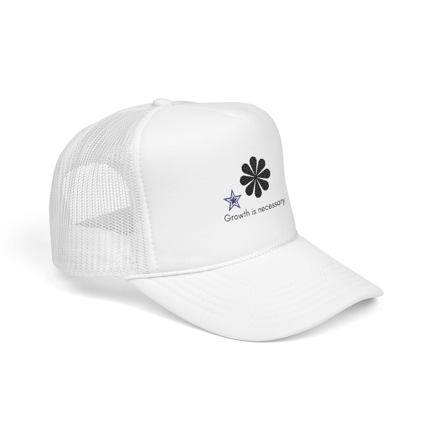 Embroidered Foam Trucker Hat for Outdoor Fun, Baseball Cap for Summer Adventures, Adjustable Hat, Gift for Him/Her, Casual Style