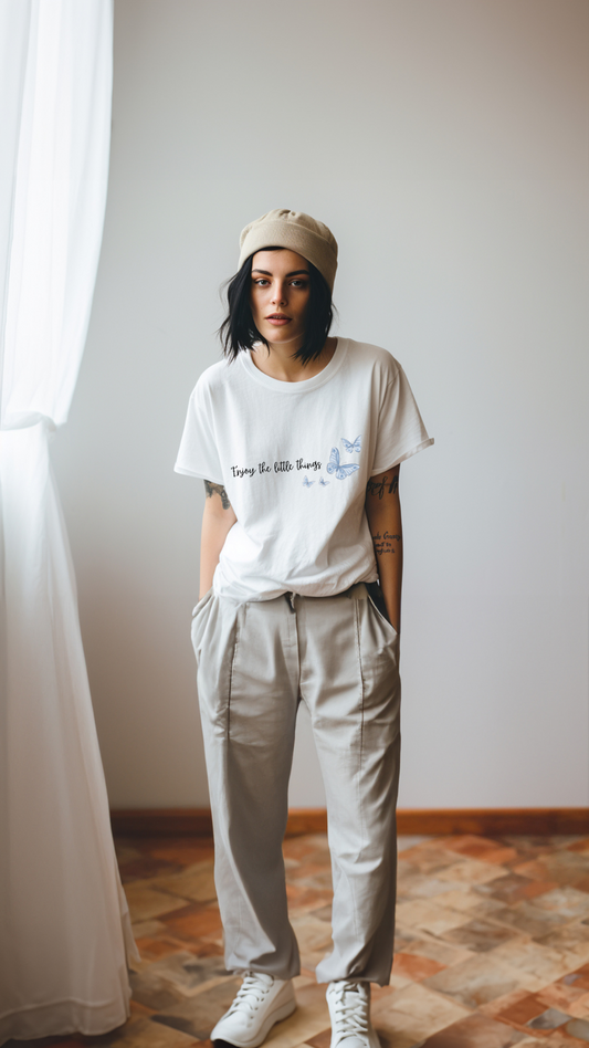 Butterfly Quote Unisex T-Shirt, Inspirational Tee, Relaxed Fit, Nature Lover Gift, Thoughtful Apparel, Everyday Wear, Gift for Her