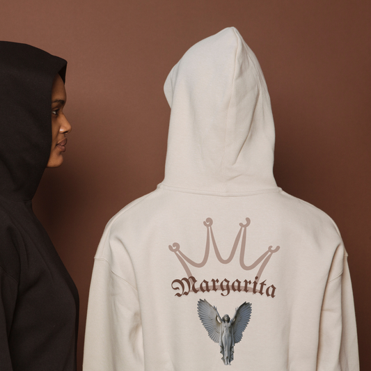 Crown Butterfly Eco Hoodie, Unisex Pullover Sweater, Casual Gift, Birthday Apparel, Nature Lover's Clothing