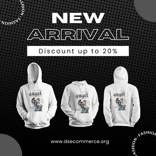 Angel Graphic Hooded Sweatshirt, Unisex Sweater, Cozy Gift, Spiritual Apparel, Fall Fashion, Chill Vibes, Everyday Wear